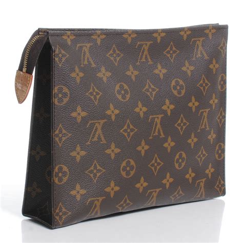 lv toilette 26|Louis Vuitton Toiletry Pouch 26 Monogram Brown .